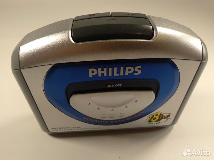 Кассетный плеер Philips AQ6492. Есть видео работы