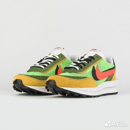 Кроссовки Nike Waffle Daybreak x sacai Green