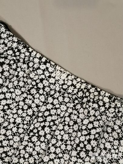 Юбка в складку мелкий цветочек