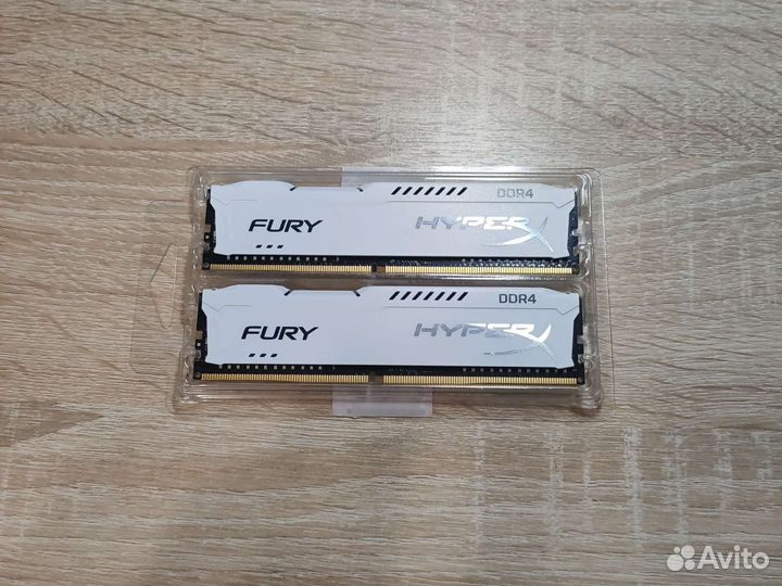 HyperX Fury White 16GB DDR4 2666Mhz