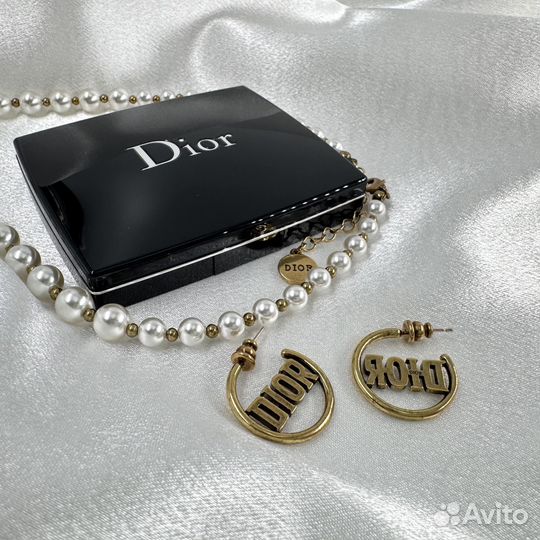 Серьги christian dior