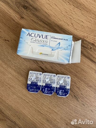 Линзы acuvue oasys