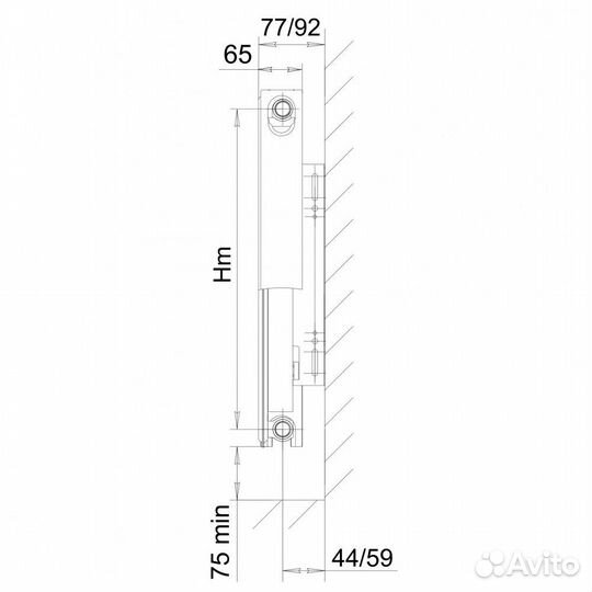Стальной панельный радиатор отопления Лемакс С11/5