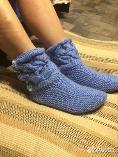 Носки вязаные женские