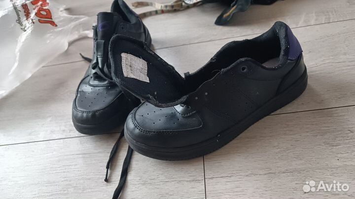 Ботинки кожаные