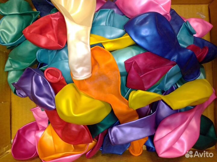 Воздушные шары Металлик/Перламутр ассорти оптом