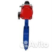 Затвор дисковый поворотный DN.ru GGG50-GGG40-epdm Ду200 Ру16, чугун, с пневмоприводом DN.ru DA-130 и