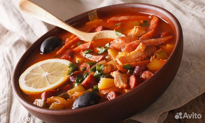 Набор для солянки, пиццы, горох.супа, шашлык