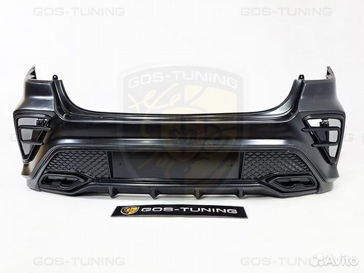 Задний бампер Киа Рио 4 