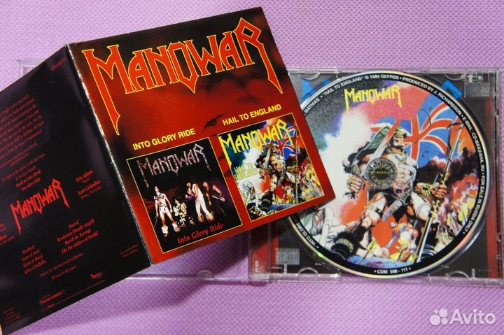 Manowar – Into Glory Ride / Hail To England -CD