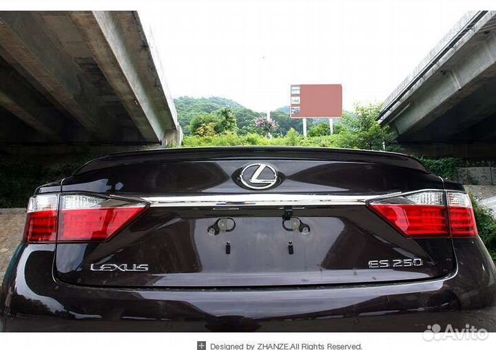 Спойлер Lexus Es Чёрный Глянец