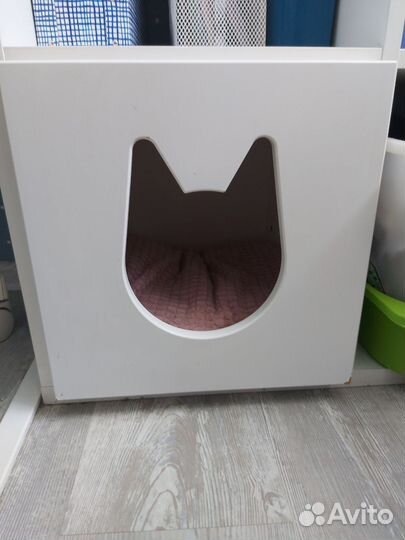 Домик для кошки в стеллаж икея