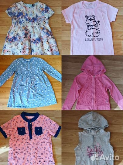 Вещи пакетом на девочку 116 122