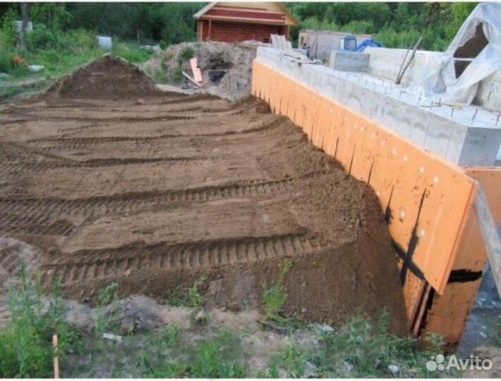 Грунт для выравнивания участка. О-8-0