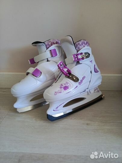 Коньки детские раздвижные 33-36 размер