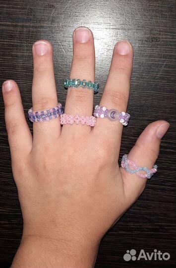 Кольца из бисера