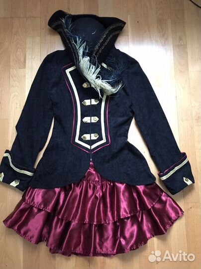 Костюм пирата для девочки/женщины р42/44