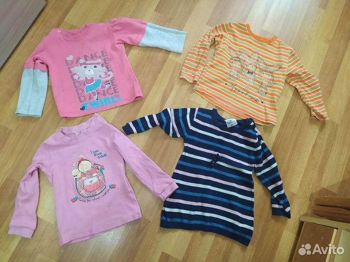 Детские вещи пакетом для девочек 86 92