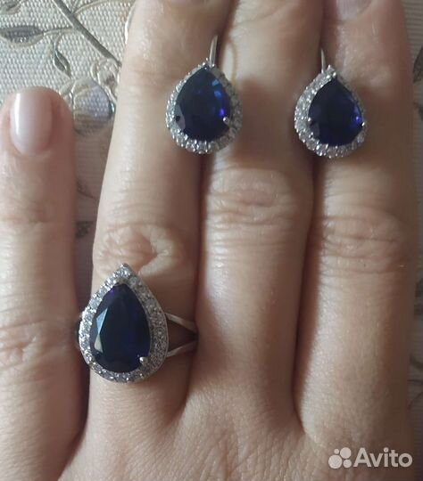 Серьги и кольцо