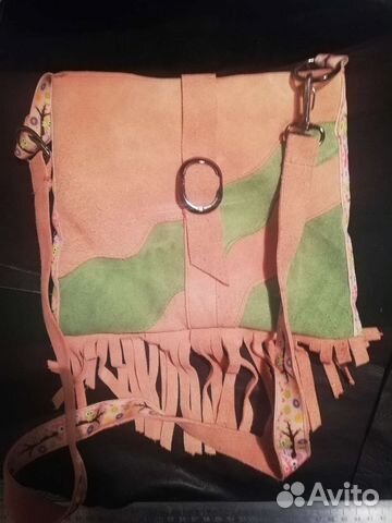Сумка натуральная замша новая