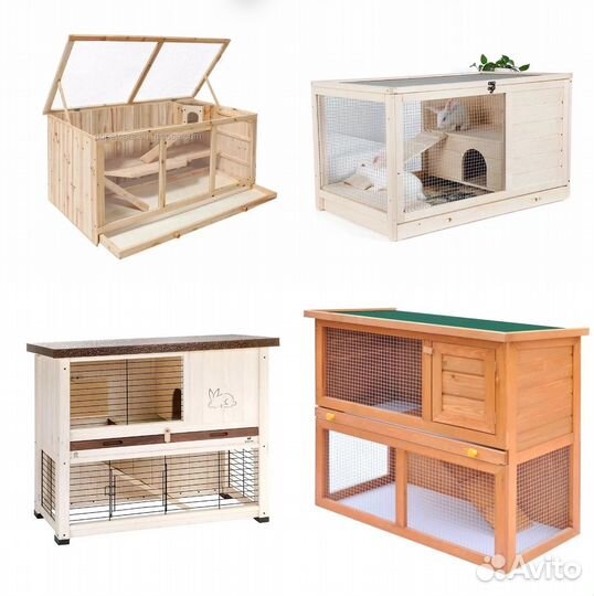 Домики для кошек, собак, кроликов по РФ