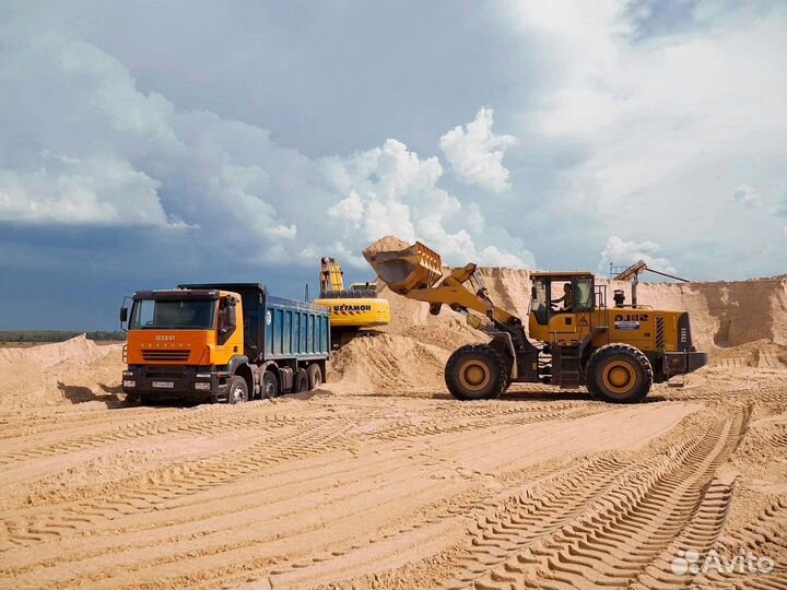 Песок \ Отсев гранитный мытый разной фракции от тр