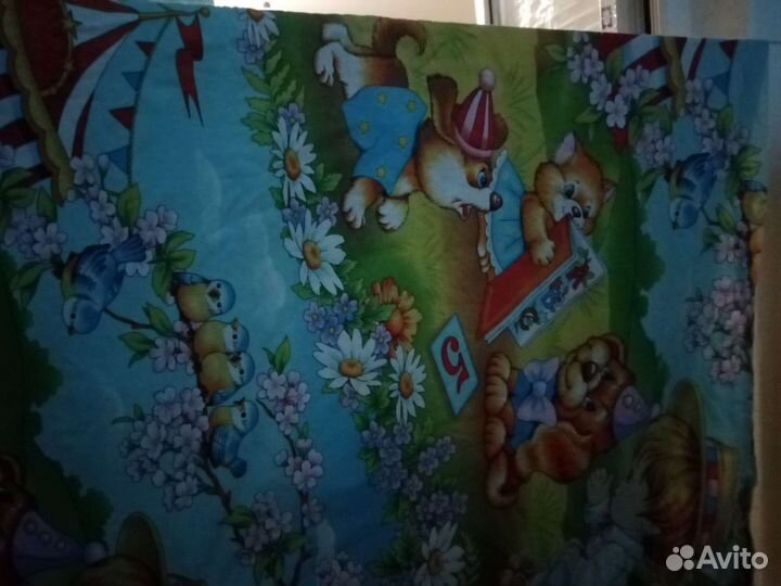 Детский пододеяльник и наволочка