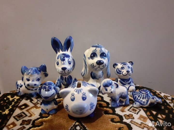 Гжель-6: звери и гады