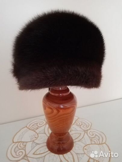 Шапка норковая женская