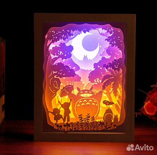 Ночник тоторо светильник Lightbox