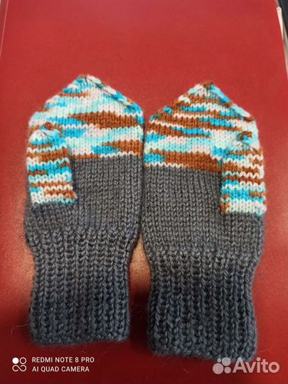 Варежки зимние детские