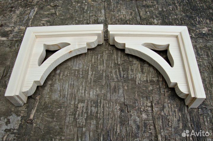 Кронштейн для полки деревянный