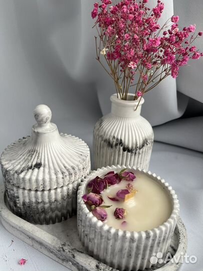 Изделия из гипса. Подарок. Декор. Свечи