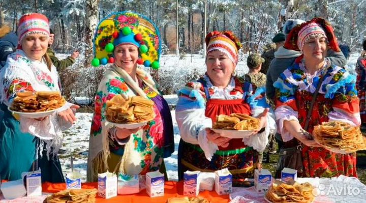 Праздник масленица под ключ скоромохи блины