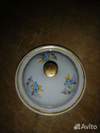 Масленка фарфор СССР