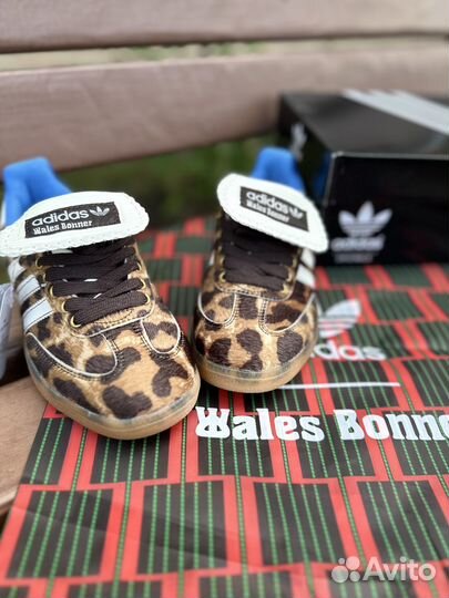 Кроссовки Adidas samba OG Wales bonner leopard