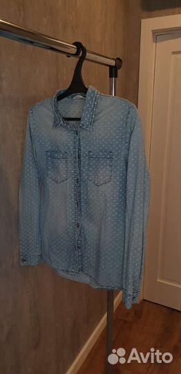 Рубашка джинсовая