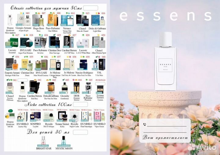 Духи essens