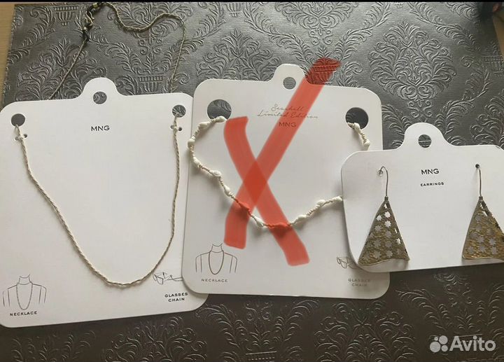 Бижутерия (серьги, бусы) mango