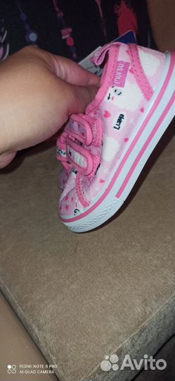 Кеды для девочки 22 размер