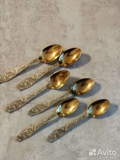 Чайная ложка позолота