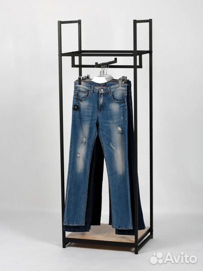 Стеллаж для одежды в стиле Лофт A1760-01-чдс