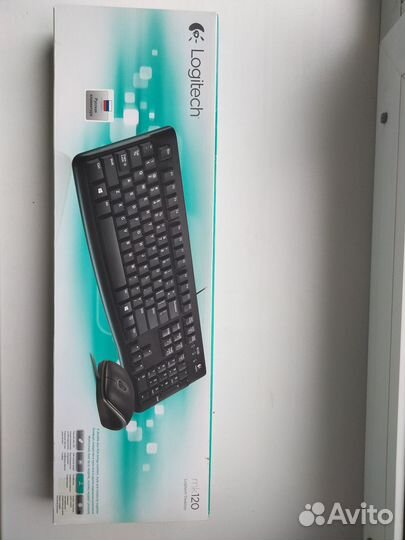 Клавиатура+мышь проводная Logitech Desktop MK120