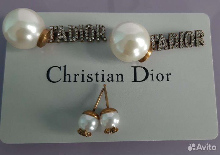 Серьги Christian Dior