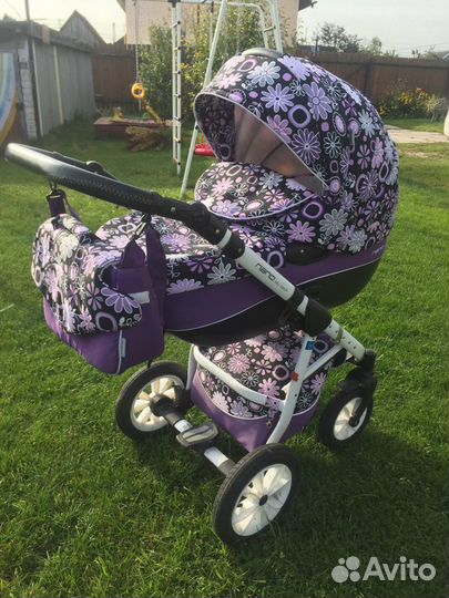 Коляска для девочки 2 в 1