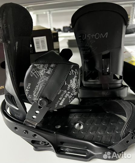 Крепления для сноуборда burton custom, размер M