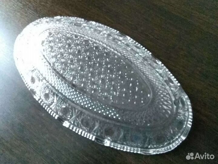 Блюдо хрустальное СССР
