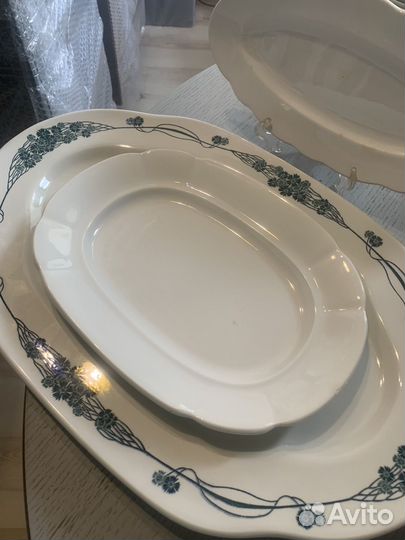 Блюдо Антикварные Дореволюционные Кузнецов