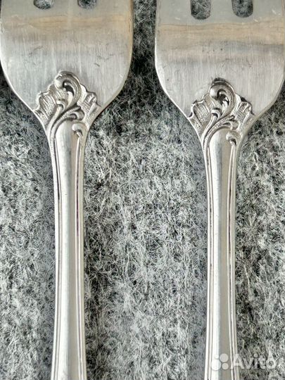 Вилки для десерта, посеребрение, Франция