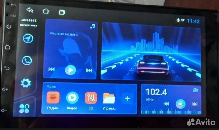 Магнитола 2din android, 7 дюймов 2-64гб новая